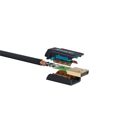 Clicktronic câble adaptateur actif DisplayPort / HDMI 2.0 (1 mètre) pas cher