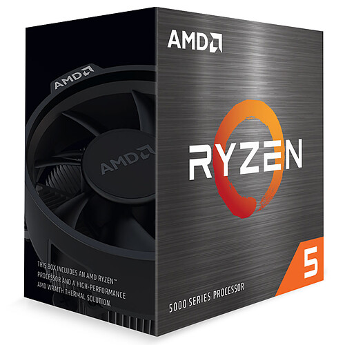 AMD Ryzen 5 5600 Wraith Stealth (3.5 GHz / 4.4 GHz) pas cher