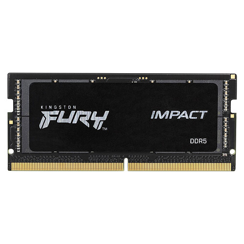 Kingston FURY Impact SO-DIMM 16 Go DDR5 6400 MHz CL38 pas cher