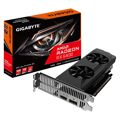 Gigabyte Radeon RX 6400 D6 Low Profile 4G pas cher