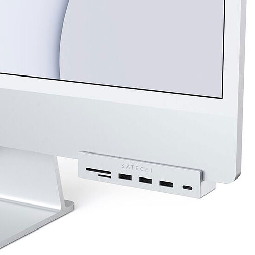 Satechi Hub USB-C Clamp pour iMac 24" - Argent pas cher