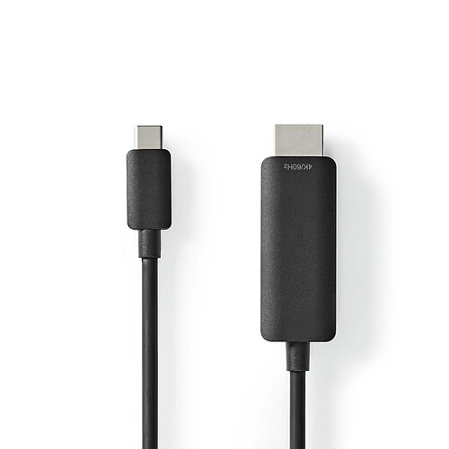 Nedis Adaptateur USB-C vers HDMI 2 m Noir pas cher