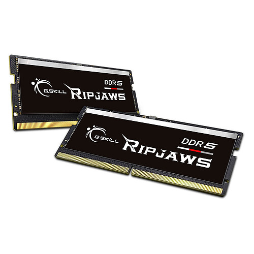 G.Skill RipJaws Series SO-DIMM 32 Go (2 x 16 Go) DDR5 4800 MHz CL34 pas cher