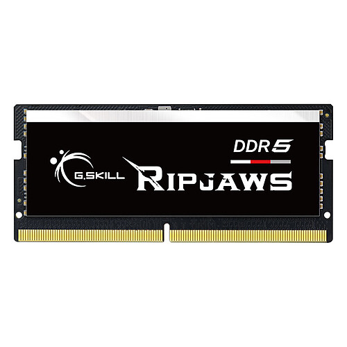 G.Skill RipJaws Series SO-DIMM 32 Go (2 x 16 Go) DDR5 5200 MHz CL38 pas cher