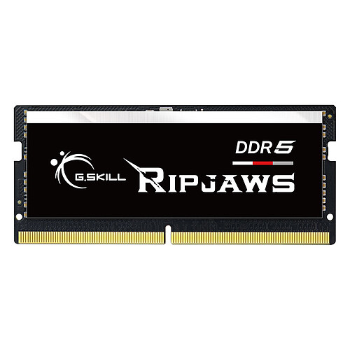 G.Skill RipJaws Series SO-DIMM 32 Go (2 x 16 Go) DDR5 4800 MHz CL40 pas cher