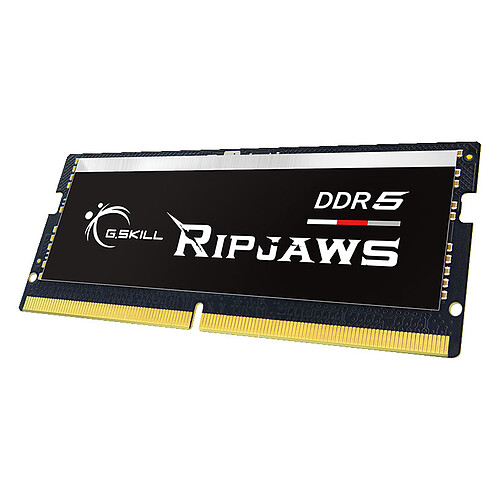 G.Skill RipJaws Series SO-DIMM 64 Go (2 x 32 Go) DDR5 5600 MHz CL40 pas cher