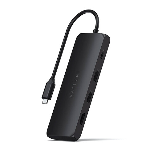SATECHI Adaptateur USB-C Hybrid multiport - Noir pas cher