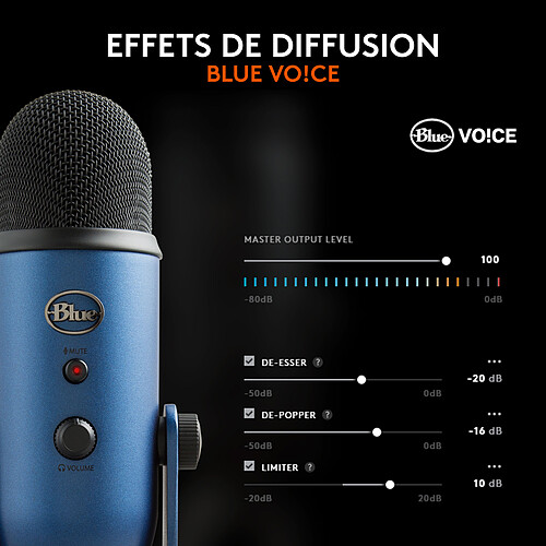 Blue Microphones Yeti Bleu Nuit pas cher