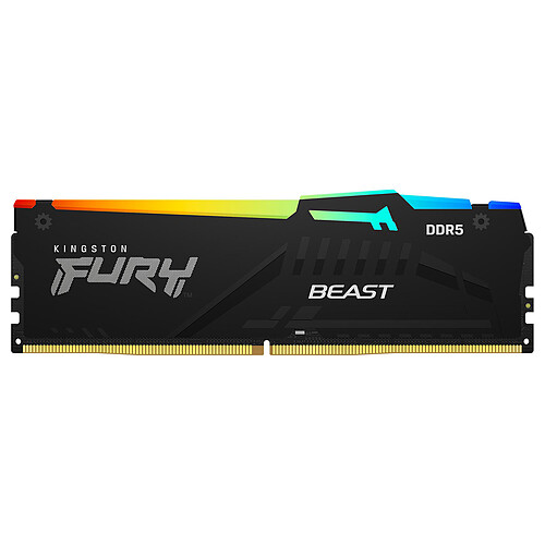 Kingston FURY Beast RGB 32 Go (2 x 16 Go) DDR5 4800 MHz CL38 pas cher