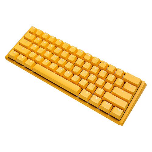 Ducky Channel One 3 Mini Yellow (Cherry MX Clear) pas cher