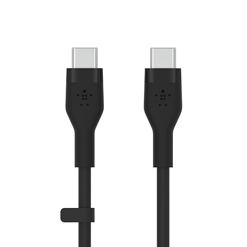 Belkin Boost Charge Flex Câble silicone USB-C vers USB-C (Noir) - 3 m pas cher