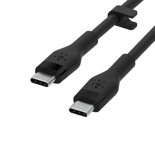 Belkin Boost Charge Flex Câble silicone USB-C vers USB-C (Noir) - 3 m pas cher