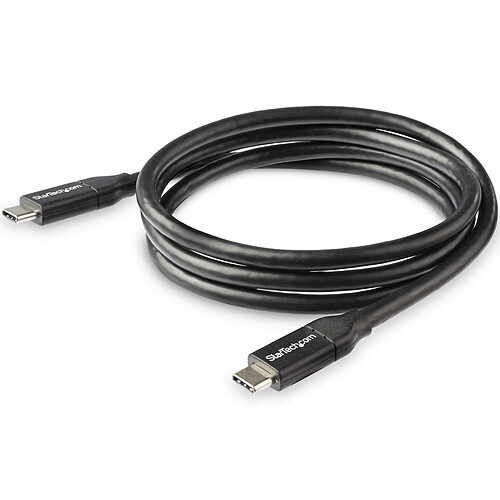 StarTech.com Câble USB-C vers USB-C avec Power Delivery 5A de 1 m - USB 2.0 - Noir pas cher