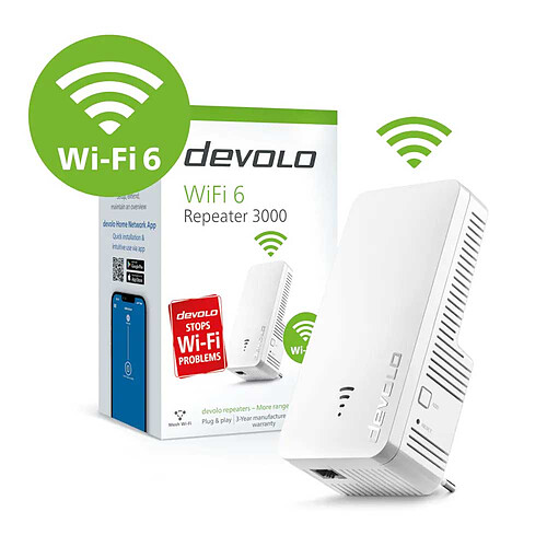 Devolo Wi-Fi 6 Repeater 3000 (8960) pas cher