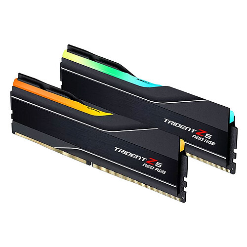 G.Skill Trident Z5 Neo RGB Series 32 Go (2x 16 Go) DDR5 7200 MHz CL34 pas cher
