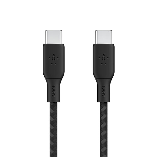 Belkin Câble USB-C Renforcé 100 W 2 m (Noir) pas cher