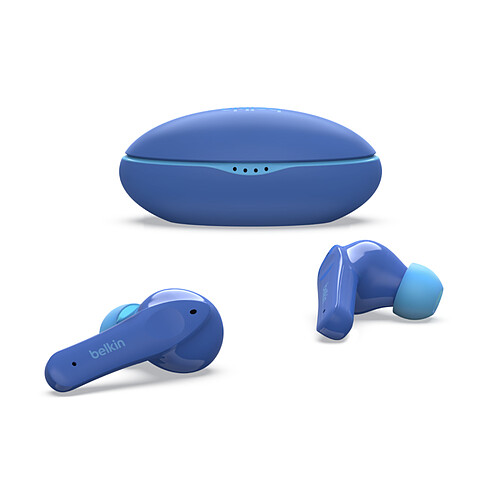 Belkin Ecouteurs pour Enfants Protection 85 db Soundform Nano (Bleu) pas cher