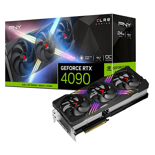 PNY GeForce RTX 4090 24GB XLR8 Gaming VERTO EPIC-X RGB OC pas cher