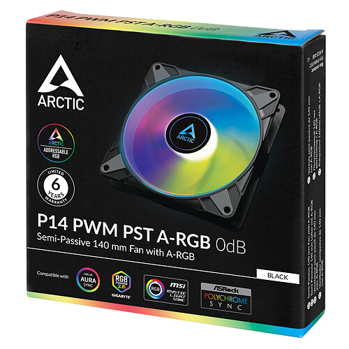 Arctic P14 PWM PST A-RGB 0dB pas cher
