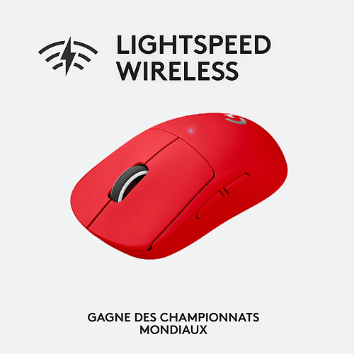 Logitech G Wireless Gaming Pro X Superlight (Rouge) pas cher