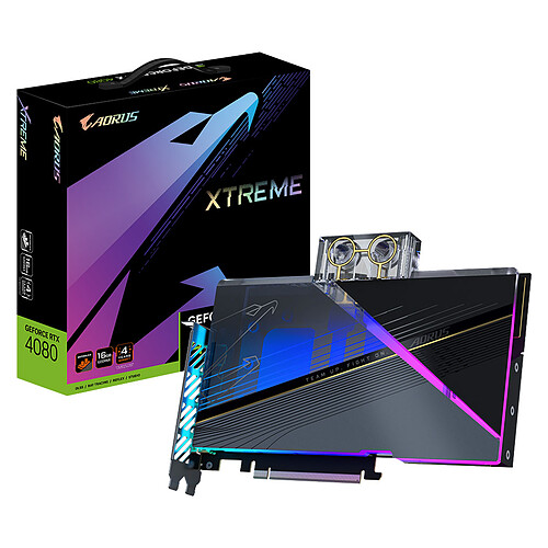 Gigabyte AORUS GeForce RTX 4080 16GB XTREME WATERFORCE WB pas cher