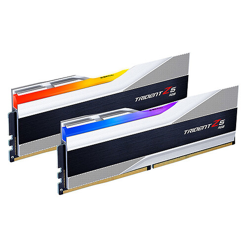 G.Skill Trident Z5 RGB 32 Go (2 x 16 Go) DDR5 8000 MHz CL38 - Argent pas cher