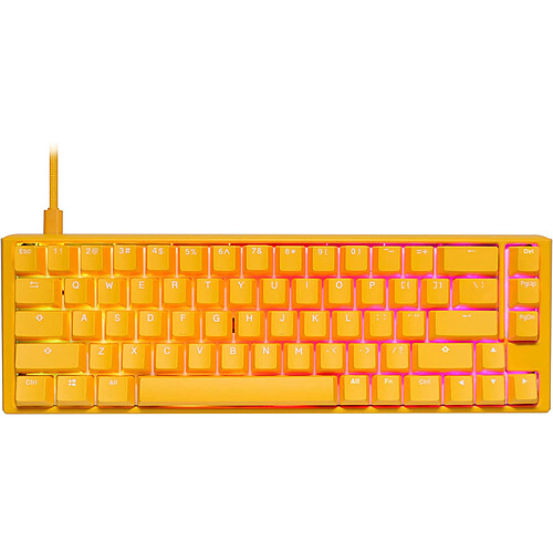 Ducky Channel One 3 SF Yellow (Cherry MX Blue) pas cher