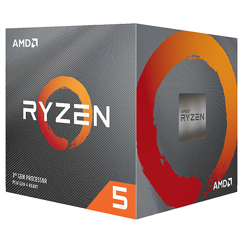 AMD Ryzen 5 3600 (3.6 GHz / 4.2 GHz) + Fox Spirit Cold Snap VT120 A-RGB + Zalman ZM-STC9 pas cher