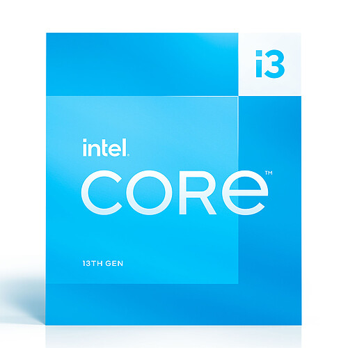 Intel Core i3-13100 (3.4 GHz / 4.5 GHz) pas cher