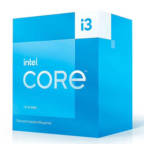 Intel Core i3-13100F (3.4 GHz / 4.5 GHz) pas cher
