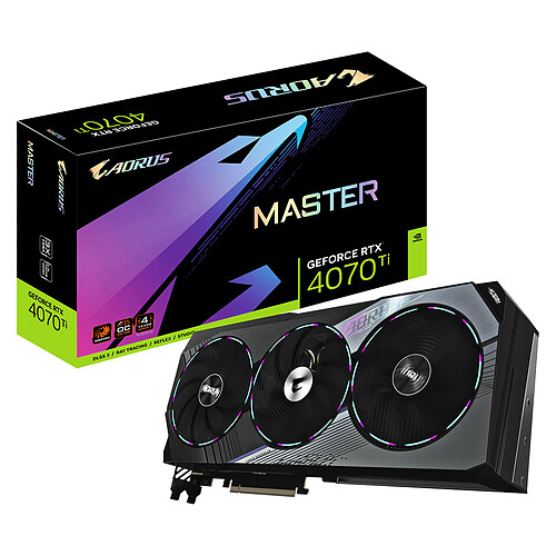 Gigabyte AORUS GeForce RTX 4070 Ti MASTER 12G pas cher