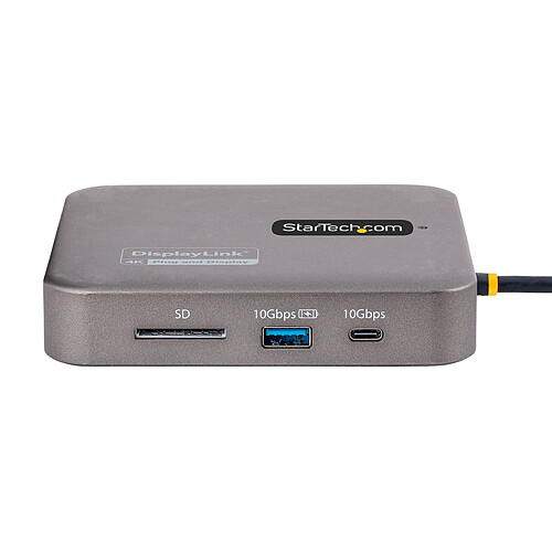 StarTech.com Adaptateur multiport USB-C vers 2xHDMI 4K 60 Hz, Hub 2x USB 3.1, SD et Power Delivery 100W pas cher