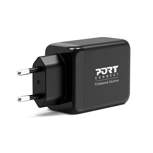 PORT Connect Chargeur Secteur Combo 65W 2x USB-C Power Delivery / 1x USB-A pas cher