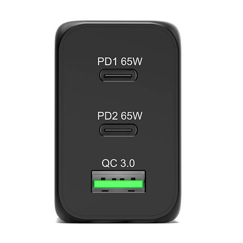 PORT Connect Chargeur Secteur Combo 65W 2x USB-C Power Delivery / 1x USB-A pas cher