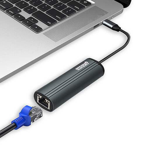 INOVU Adaptateur USB 3.0 vers Gigabit Ethernet avec Power Delivery 100W pas cher