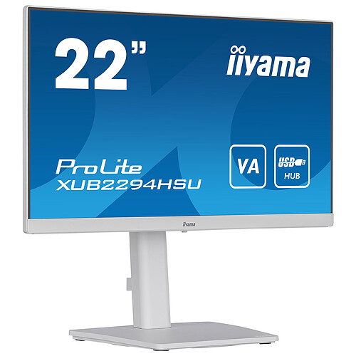 iiyama 21.5" LED - Prolite XUB2294HSU-W2 pas cher
