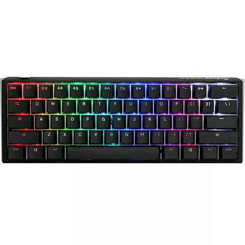 Ducky Channel One 3 Mini Black (Cherry MX Silent Red) pas cher