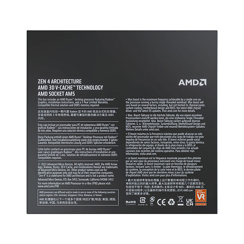 AMD Ryzen 7 7800X3D (4.2 GHz / 5.0 GHz) pas cher