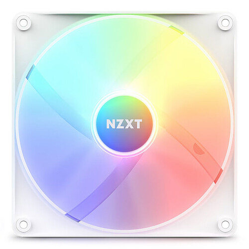 NZXT F140 Core RGB Dual Pack (Blanc) pas cher