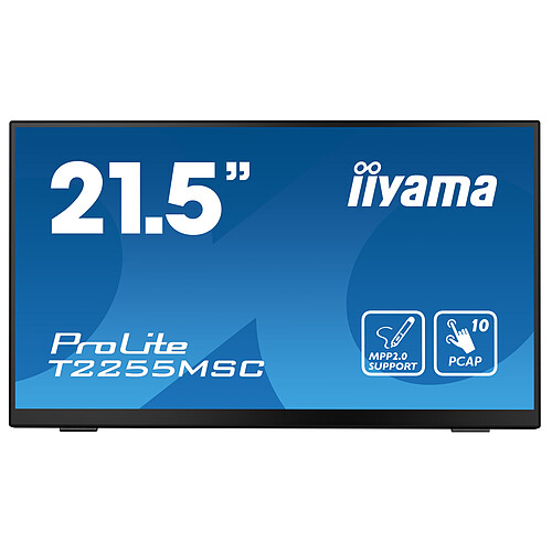iiyama 21.5" LED Tactile - ProLite T2255MSC-B1 pas cher