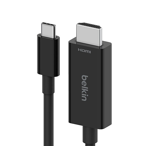 Belkin Câble USB-C / HDMI 2.1 (Mâle/Mâle) - 2 m pas cher