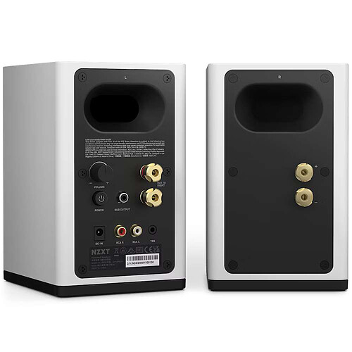 NZXT Relay Speakers (Blanc) pas cher