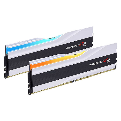 G.Skill Trident Z5 RGB 32 Go (2 x 16 Go) DDR5 6000 MHz CL36 - Blanc pas cher