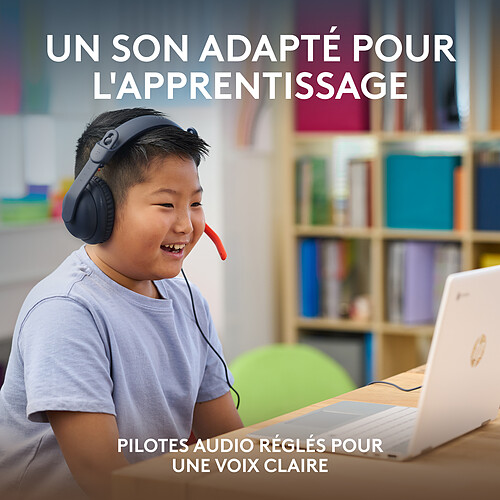 Logitech Zone Learn Jack 3.5 mm On-Ear Bleu pas cher