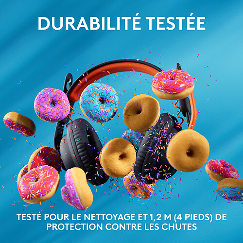 Logitech Zone Learn Jack 3.5 mm On-Ear Bleu pas cher