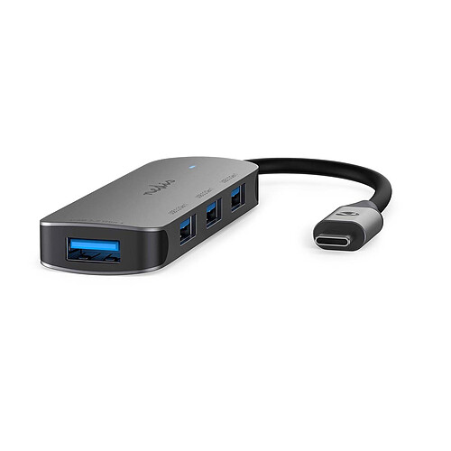 Nedis Hub USB-C 4 Ports USB 3.0 pas cher