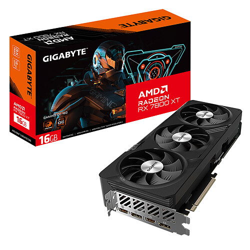 Gigabyte Radeon RX 7800 XT GAMING OC Bundle The Force pas cher