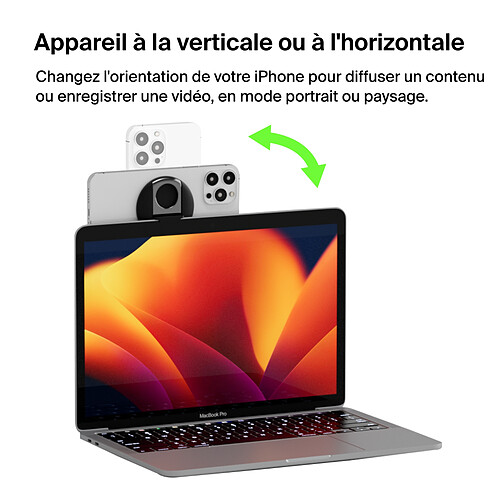 Belkin Support MagSafe pour iPhone et MacBook (Noir) pas cher