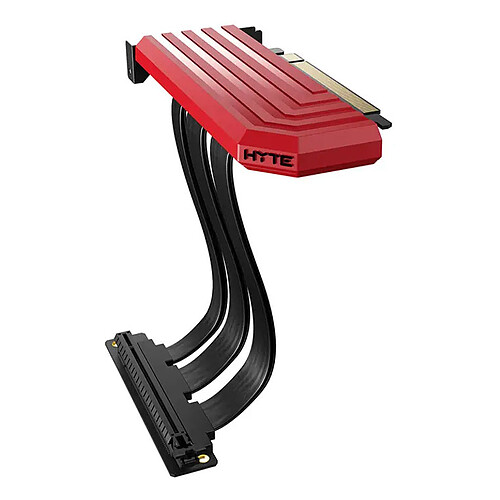 Hyte PCIE40 4.0 Luxury Riser Cable - Rouge pas cher