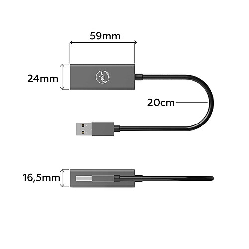 Mobility Lab Adaptateur réseau USB-A / RJ45 pas cher